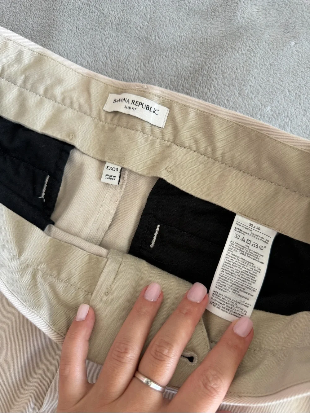 Banana Republic tailored slim